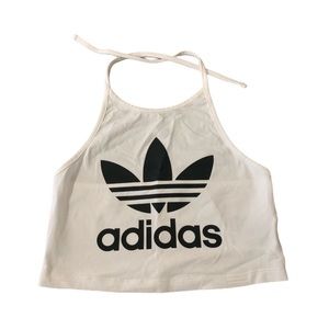 Adidas trefoil crop top